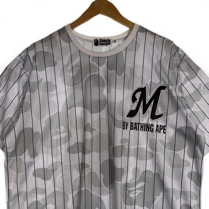 A BATHING APE ア ベイシング エイプ CHIBA LOTTE MARINES UNIFORM TEE 千葉ロッテマリーンズ  ホワイト Size 2XL 福生店