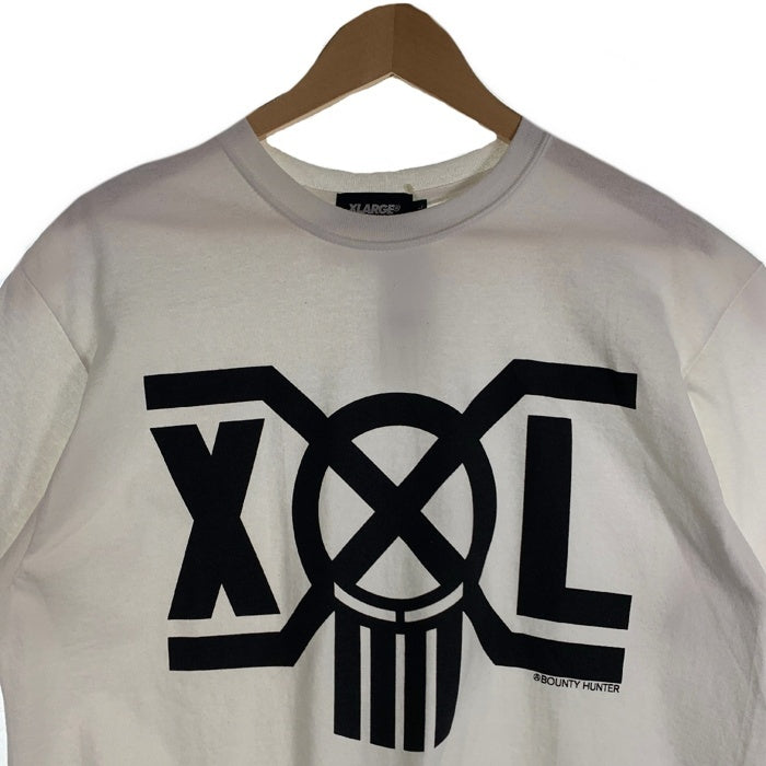 XLARGE エクストララージ BOUNTY HUNTER バウンティハンター プリントTシャツ ホワイト 01191136 Size L 福生店