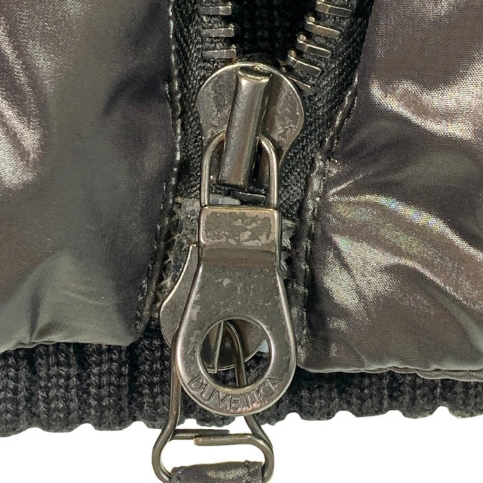 DUVETICA デュベティカ Greco グレコ ナイロン リブ ダウンジャケット ジップアップ ブラック Size 46 福生店
