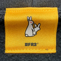 FR2 エフアールツー プリント ジップアップ スウェットパーカー ブラック Size L 瑞穂店