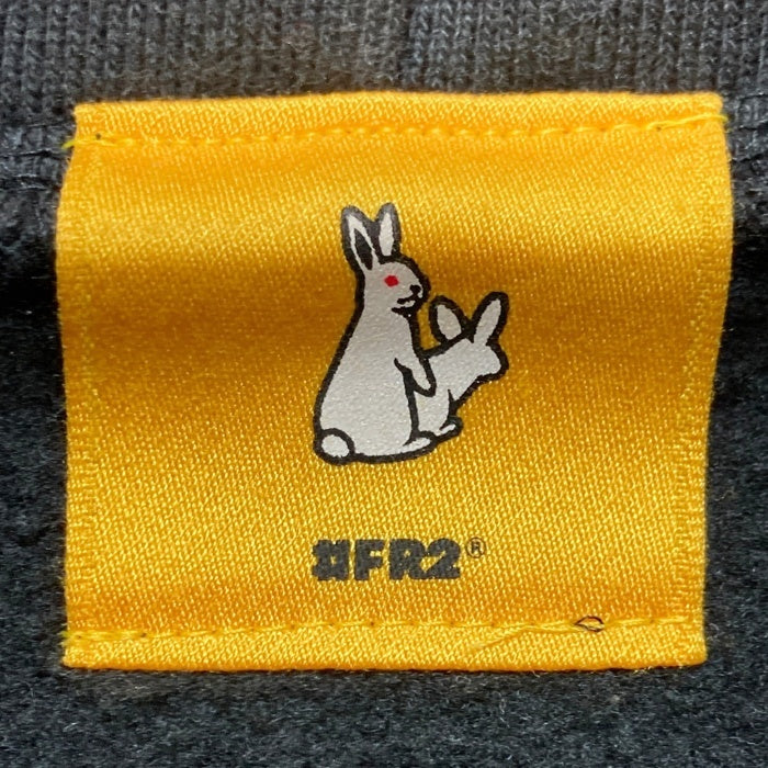 FR2 エフアールツー プリント ジップアップ スウェットパーカー ブラック Size L 瑞穂店