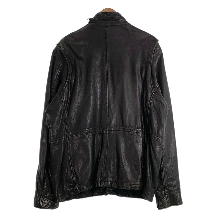 7 Diamonds M-65型 レザーフィールドジャケット ブラック Size 3XL 福生店