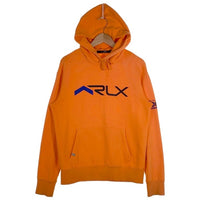 RLX ポロラルフローレン プルオーバー フーディー パーカー オレンジ Size M 福生店