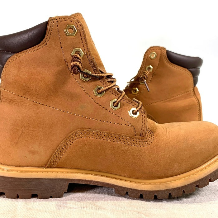 Timberland ティンバーランド WATERVILLE 6 IN LACE WATERPROOF BOOT ウォータープルーフ ブーツ イエロー 18168R 231 Size 7 (24.0cm) 福生店