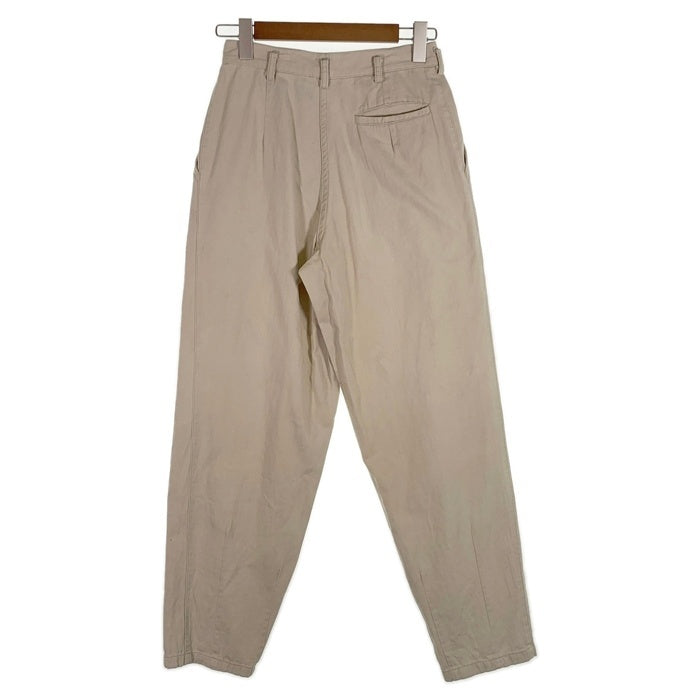 80's STUSSY ステューシー 2タック コットンテーパードパンツ ベージュ USA製 黒タグ Size 30 福生店