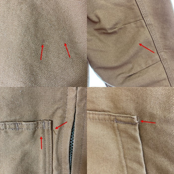 Carhartt カーハート 104050 BRN アクティブジャケット 裏キルティング メキシコ製 ブラウン sizeL 瑞穂店