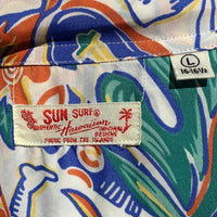 Sun Surf サンサーフ オープンカラーレーヨンシャツ アロハ オフホワイト SS37792 Size L 福生店