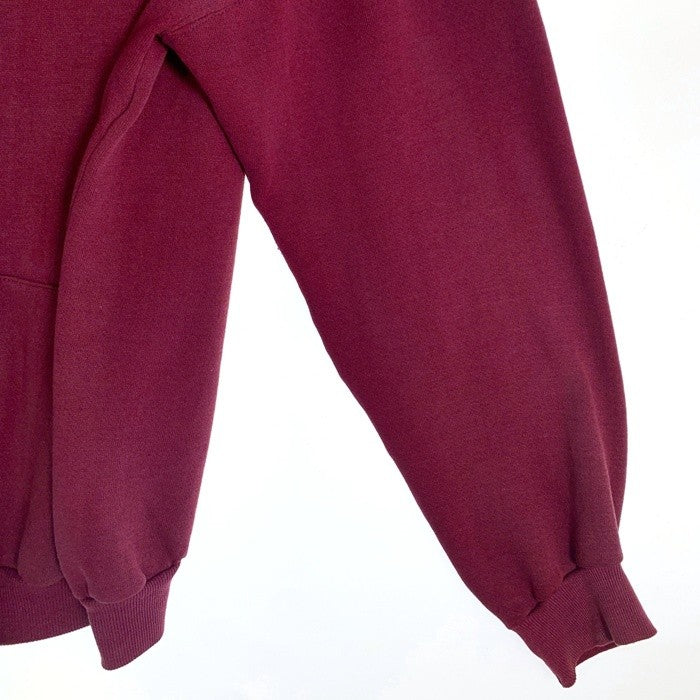 70's 80's RUSSELL ATHLETIC ラッセル アスレチック 金タグ ジップアップ フーディー パーカー バーガンディー USA製 Size XL 福生店