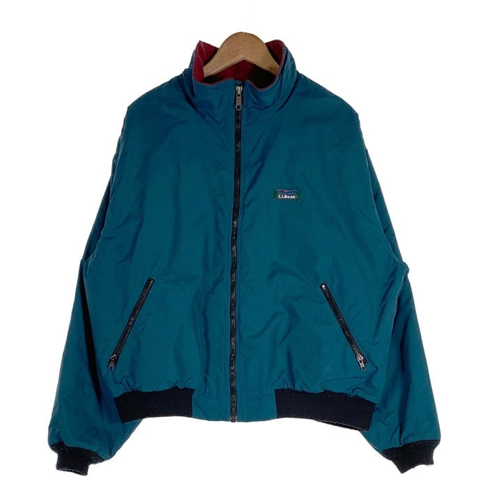 80-90's L.L.Bean エルエルビーン Warm-up Jacket ウォームアップジャケット グリーン 内フリース Size XL 相当 福生店