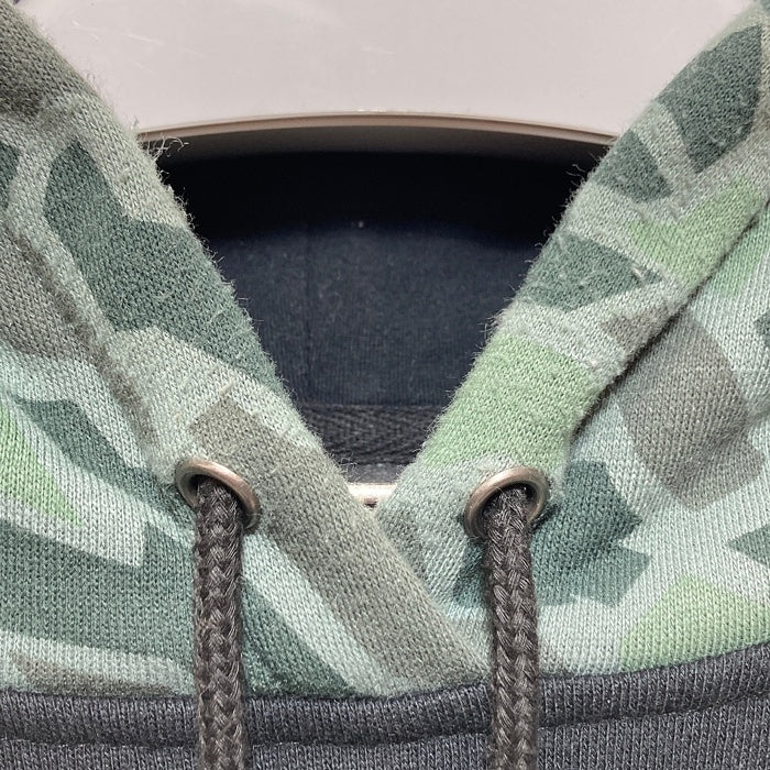 Harley-Davidson ハーレーダビッドソン 迷彩 切替 プルオーバーパーカー カーキ sizeS 瑞穂店