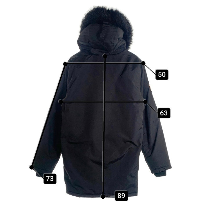 Superdry スーパードライ Everest Parka エベレストパーカー 中綿ジャケット ブラック M5000040A Size XL 福生店