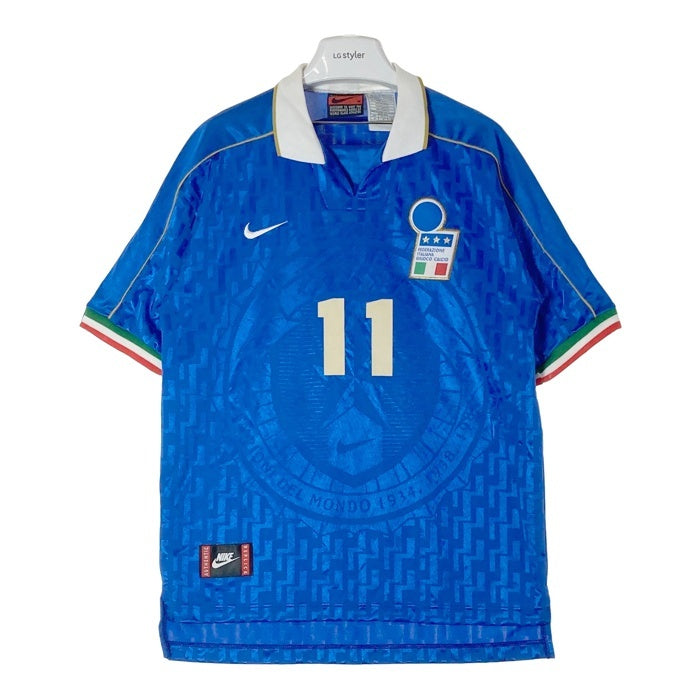 NIKE ナイキ イタリア代表 95-96 ホーム ユニフォーム ブルー sizeM 瑞穂店