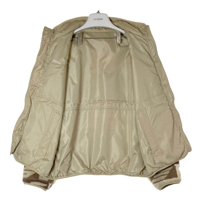 Supreme シュプリーム 23FW Geo Reversible WINDSTOPPER Fleece Jacket リバーシブル フリースジャケット ブラウン sizeS 瑞穂店