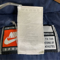 00's NIKE ナイキ TEAM SPORT ペン・ステート・ニタニー・ライオンズ 刺繡 ジップアップ ダウンジャケット ネイビー Size XL 福生店
