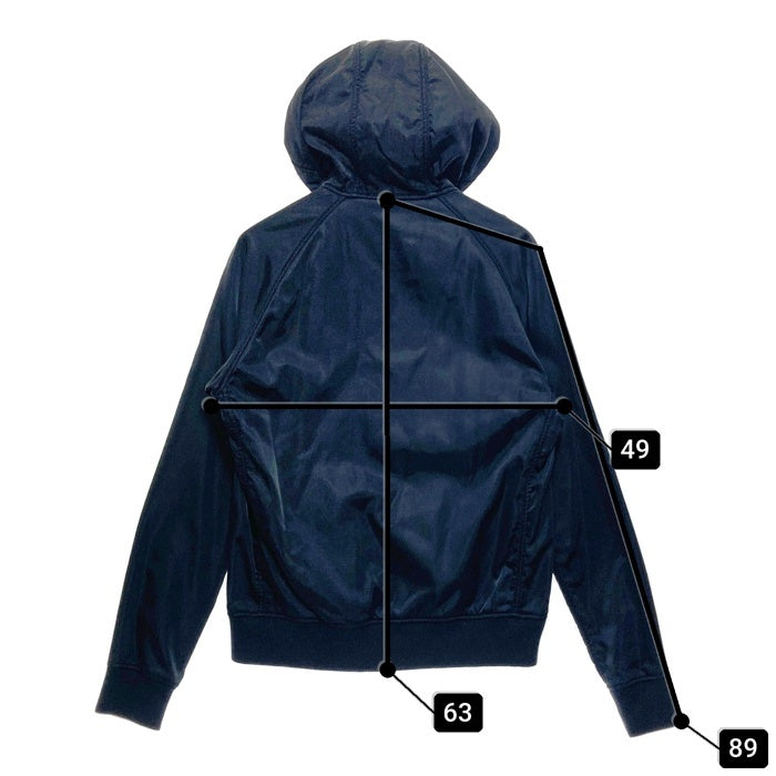 HYSTERIC GLAMOUR ヒステリックグラマー ナイロン ジップアップジャケット ブラック 内フリース 213AB04 Size M 瑞穂店