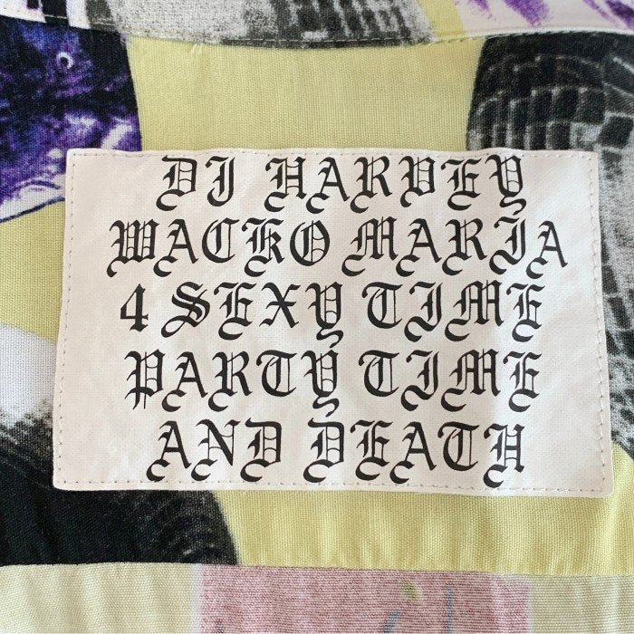 WACKO MARIA ワコマリア DJ HARVEY オープンカラーレーヨンシャツ イエロー Size S 福生店