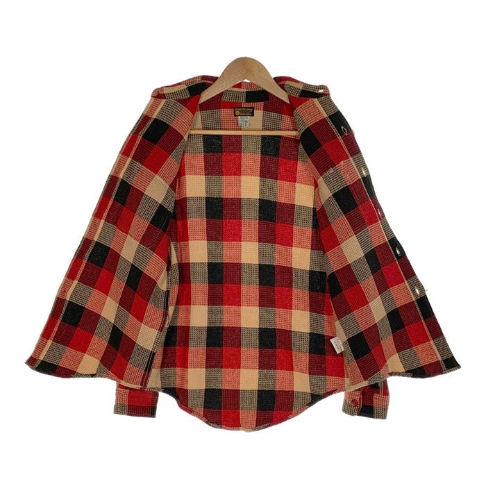 SUGAR CANE シュガーケーン バッファローチェックシャツ ワッフルコットン レッド M品番 Size M 福生店