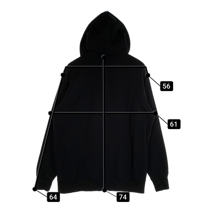 THE NORTH FACE ノースフェイス Rearview FullZip Hoodie リアビューフルジップフーディ スウェットパーカー  ブラック NT62130 Size XL 福生店