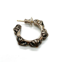 CHROME HEARTS クロムハーツ HOOP CROSS SML クロスバンドフープ ピアス シルバー925 重量5.2g 瑞穂店