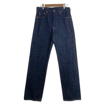 90's LEVI'S リーバイス 701XX BIG E 復刻 バックルバック テーパードデニムパンツ インディゴ 紙パッチ 日本製 91年 Size 34×34 福生店