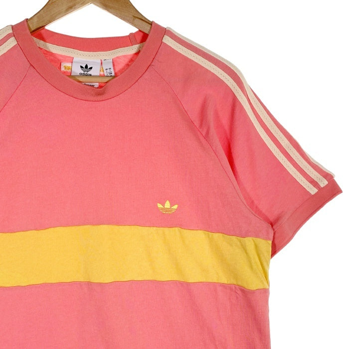 adidas アディダス Wales Bonner ウェールズボナー ストライプTシャツ ピンク HL8746 Size 2XO 福生店