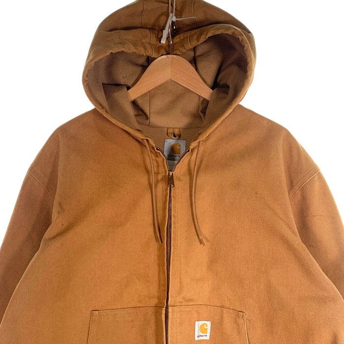 CARHARTT カーハート DUCK ACTIVE JACKET ダック アクティブジャケット ブラウン  USA製 Size XL相当 福生店