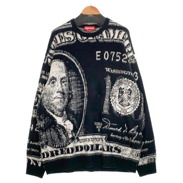 SUPREME シュプリーム 25SS Money Sweater マネーセーター ニット アクリル ブラック Size XXL 福生店
