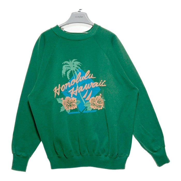 ULTRA SWEATS USA製 HONOLULU HAWAII スウェットトレーナー グリーン sizeXL 瑞穂店