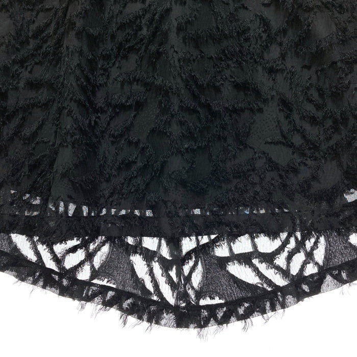 Ray Beams レイビームス フリンジフレアキャミワンピース ブラック size0 瑞穂店