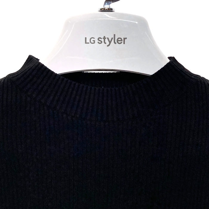 JUSGLITTY ジャスグリッティー ボリュームスリーブニット ブラック size2 瑞穂店