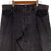 STUSSY ステューシー BIG OL' JEANS デニムパンツ ブラック USA製 Size 36 福生店