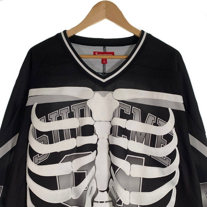 SUPREME シュプリーム 23AW Bones Hockey Jersey ボーンズ ホッケージャージ トップ ブラック Size XL 福生店