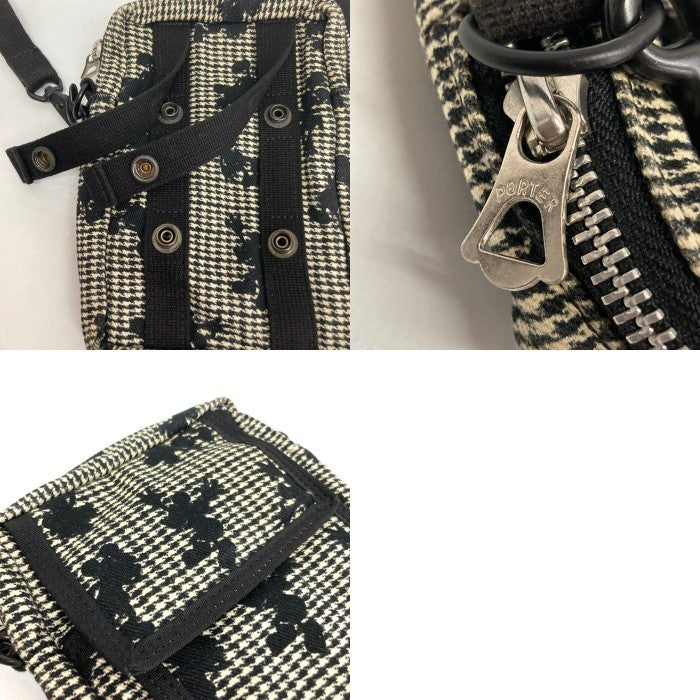 PORTER ポーター Disney ディズニー BEAMS BOY ビームスボーイ 総柄 ショルダーバッグ ブラック×ホワイト 瑞穂店