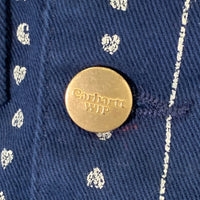 Carhartt WIP カーハートワークインプログレス DREWE CHORE COAT ドリューチョアコート カバーオール ストライプ ネイビー I034823.2RU Size S 福生店