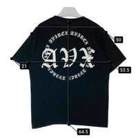 AVIREX アヴィレックス オールドイングリッシュ ロゴ Tシャツ ブラック sizeM 瑞穂店