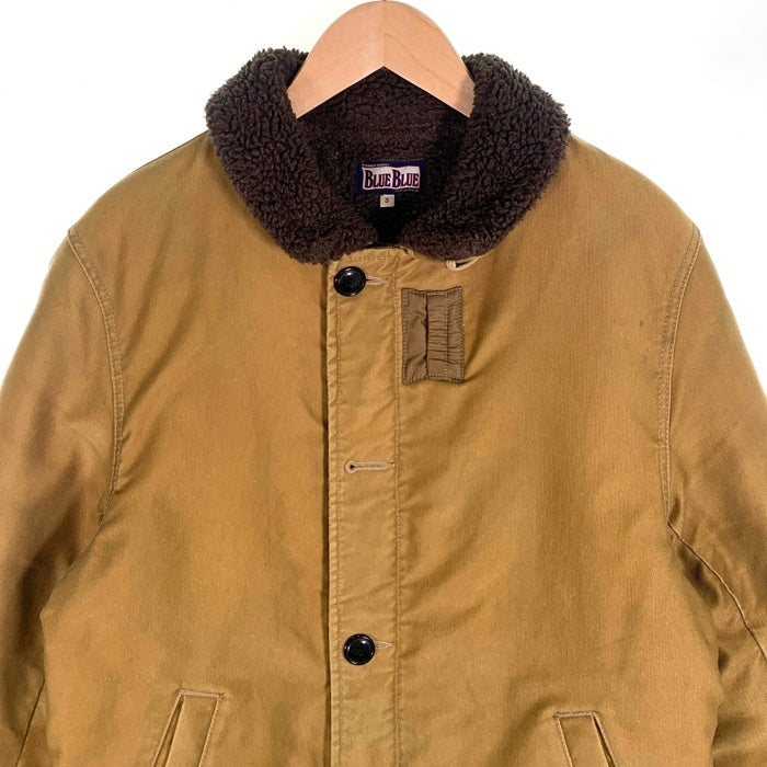 BLUE BLUE ブルー ブルー 裏ボア N-1 デッキジャケット ベージュ Size 3 福生店