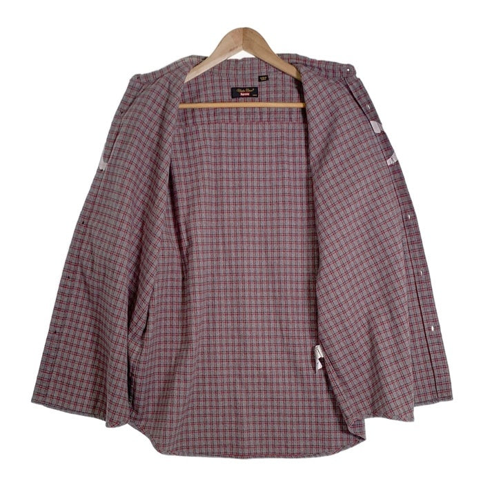 SUPREME シュプリーム 23SS UNDERCOVER アンダーカバー S/S Flannel Shirt ショートスリーブ フランネルシャツ プリント グレー チェック Size L 福生店