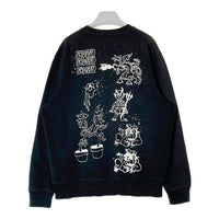 STUSSY ステューシー 1914648 BAD DREAM CREW プリント スウェットトレーナー ブラック sizeL 瑞穂店