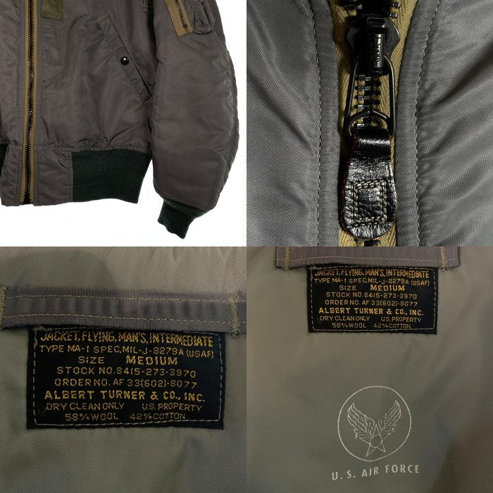 TOYS McCOY トイズマッコイ MA-1 ALBERT TURNER フライトジャケット アルバートターナー実名復刻 セージグリーン TMJ2432 Size M 福生店