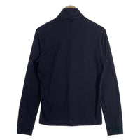 PRADA SPORT プラダスポーツ ハーフジップ スタンドカラー プルオーバートップ 長袖 ブラック ポリエステル ラバーパッチ SJJ80 Size M 福生店