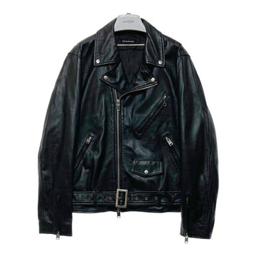 JACKROSE ジャックローズ ラムレザー ダブルライダースジャケット ブラック 24AW Size XL 瑞穂店