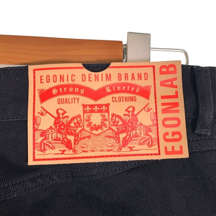 EGONLAB. エゴンラボ 25SS BAGGY DENIM PANTS バギー デニム ワイドパンツ ブラック DN006C Size XS 福生店