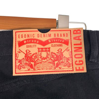 EGONLAB. エゴンラボ 25SS BAGGY DENIM PANTS バギー デニム ワイドパンツ ブラック DN006C Size XS 福生店