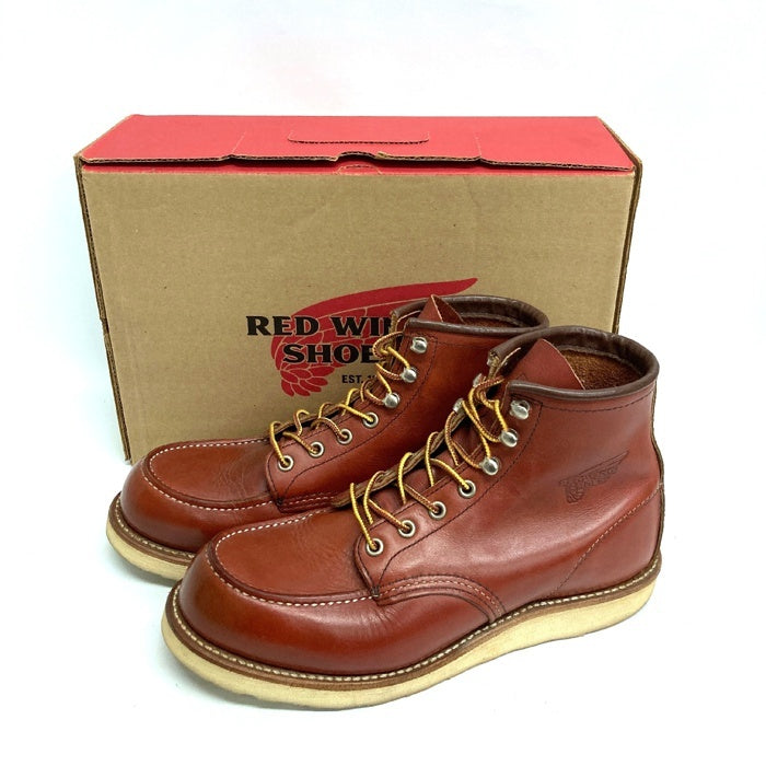 RED WING レッドウィング 8875 6inch Classic Moc オロラセット ワークブーツ ブラウン sizeUS8.5 瑞穂店