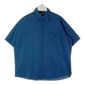 Polo Ralph Lauren ポロラルフローレン LOWELL SPORT 半袖シャツ ストライプ ネイビー sizeL 瑞穂店