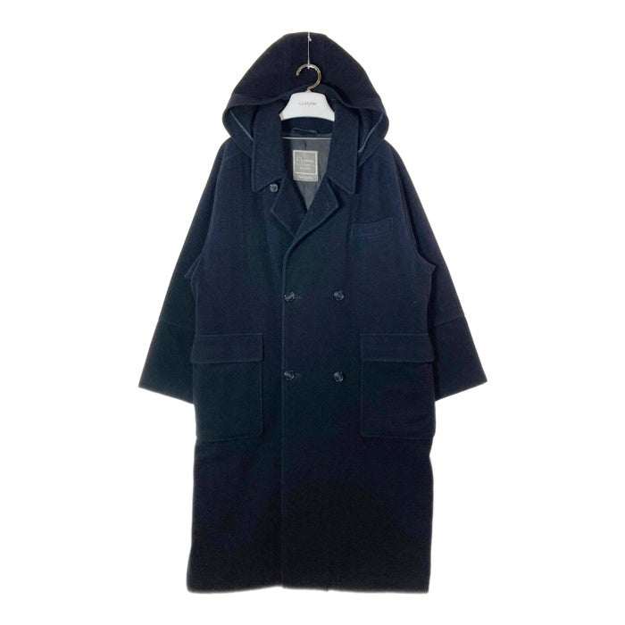 Christian Dior MONSIEUR クリスチャンディオール ムッシュ ウール ロングコート フード ブラック sizeM 瑞穂店