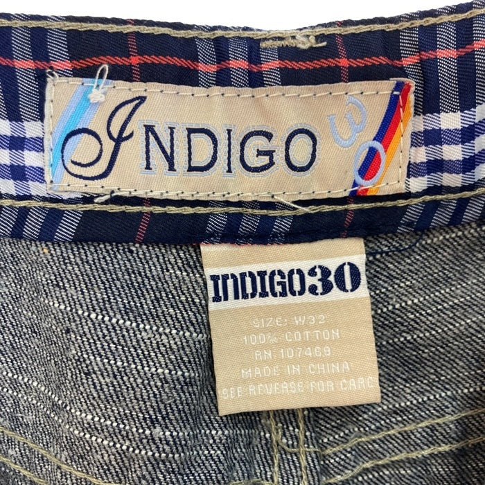 INDIGO30 インディゴ30 デニムハーフパンツ ブルー size32 瑞穂店