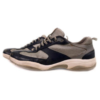 PRADA SPORT プラダスポーツ レザー メッシュ ローカットスニーカー ネイビー グレー 4E 2057 Size 8 福生店