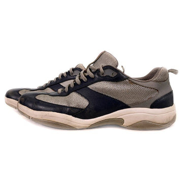 PRADA SPORT プラダスポーツ レザー メッシュ ローカットスニーカー ネイビー グレー 4E 2057 Size 8 福生店