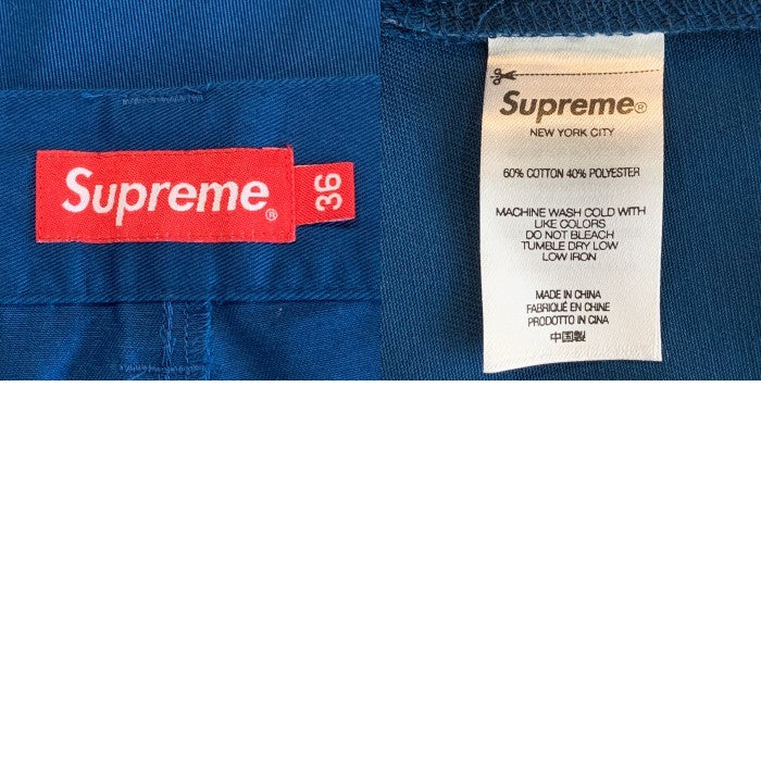 SUPREME シュプリーム Work Pant ワークパンツ チノ サックスブルー Size 36 福生店